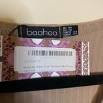 Boohoo  Maternity Button Front Tie Waist Midi Dress Size 12 NWT Photo 4