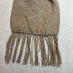 Alpaca Camargo Wool Blend Fringe Scarf Boho Cottagecore Outerwear Tan Photo 1