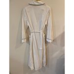Victoria's Secret Victoria’s Secret Women’s Robe M/L White Cotton Belted Crest Logo Lightweight Photo 1