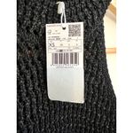 Mango Black Metallic Knit Halter Dress Mini XS Photo 4