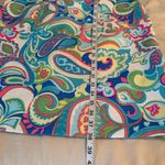 RN Studio by Ronni Nicole Women’s Size 16 Bright Multicolor Paisley Shift Dress Blue Photo 7