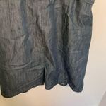 Level 99 Sleeveless Shirt Dress Dark Chambray Blue S Photo 6