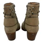 Coach Western Pia Studded Festival Suede Ankle Boots Size 8 Photo 2