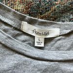 Active USA Gray Crew Neck Mini Dress Lightweight Summer Dress SZ Large Casual Photo 11