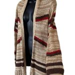 Ralph Lauren  Southwestern Fringe Linen Wool Cardigan Photo 3