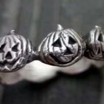 JACK Vintage Halloween Pumpkin Carved -o'-lantern Ring Size 8 Photo 0