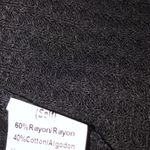 Symphony  size small black cable knit sweater cape Photo 5