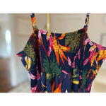 New Look  Tropical Smocked Maxi Dress Boho Vacation Chic Lightweight Resortwear Photo 5