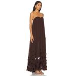 retrofete Helena Strapless Dress Deep Brown Womens Size Small Photo 6