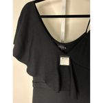 Club Monaco NEW  Emmerillo Dress Black Midi Size 2 Photo 3