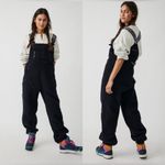 Free People Black Hit The Slopes Salopette L Photo 5