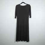 Eileen Fisher Gray Jersey Knit Midi Dress Size Small Photo 4