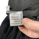 Swiss Dot Tiered Ruffle Babydoll Tie Strap Mini Dress in Black Size S Photo 7