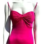 Jovani  Shimmer Tassel Tie Open Back High Leg Slit Gown Pink Size 0 NWT Photo 1