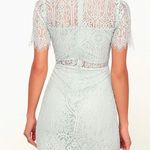 Lulus light mint blue lace dress Photo 1