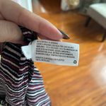 Striped Sleeveless Bodysuit Size XXL Purple Photo 6