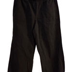 GapFit Black Cropped Wide Leg Athletic Pants Womens Size Medium Photo 0