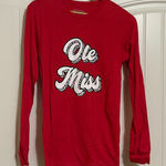 Ole Miss Rebels T Shirt Women's Small Red Gameday Couture X Social House Cotton Photo 0