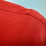 Anthropologie Vibrant Orange Midi Dress Photo 10