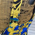 Intempo Ruched Strap Bustier Bodysuit Satin Blue Gold Yellow 8‎ Photo 6