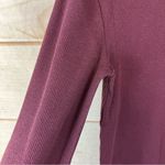PINK - Victoria's Secret NWOT PINK Purple/Plum Waffle Long Sleeve T-shirt Warm Shirt Size Extra S… Photo 4