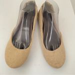 REEF  Tropic Ballet Flats Womens Gold Tan Tweed Linen Slip On Almond Toe Size 9 Photo 1