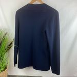 Gumps SF Dark Navy Blue Knit Open Cardigan Sweater L Size L Photo 2