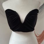 Noisy May  Black Velvet Bandeau.  Size Medium. Photo 0