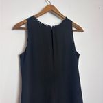 White House | Black Market Etta Black Cutout Embroidered Sleeveless Tank Top Photo 9