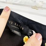 Ted Baker Hampton Floral Embroidered Black A-Line Skirt Size 4 NWT Photo 2