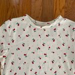 white red and green summer cherry shirt Size M Photo 1