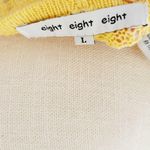 eight eight eight  yellow pointelle large sweater Photo 5