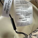 Calvin Klein Women’s Printed Floral Halter Bikini Swim Top Ivory & Black M NWT Photo 3