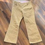 Lands' End  Corduroy Tan Flare Boot Cut Slim Low Rise Pants Photo 0