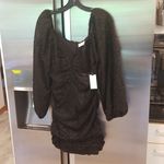 ASTR 💕💕 Sweetheart Neck Long Sleeve Mini Dress ~ Black Large L NWT Photo 10