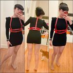 Red Underbust Double Harness Belt New Photo 4