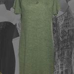 Good Luck Gem Green Knit Polo Dress - Size Large Photo 11