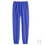 J.Crew  Royal Blue Jogger Pants Elastic Waist Zipper Pockets Women's Size 4 Photo 1