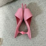 Mansur Gavriel Kitten Open Toe Mule Heeled Sandal In Pink Size 36 Photo 10