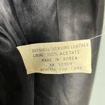 Preston & York Vintage 90s  Black Leather Patchwork Open Jacket Women’s Size S Photo 6