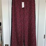French Connection NWT Two-Tone Floral Flowy Wide Leg Pants Sizw 10 Photo 5