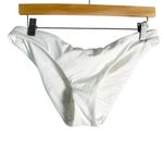 BECCA by Rebecca virtue Becca Pucker Up Adela Hipster Bikini Swimsuit Bottoms in White Size Large Photo 2