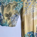 NEW Spell & The Gypsy Sz s Willow Tassel Dress Mini Floral Kimono Sleeve Blue Photo 3