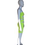 Oh Polly  Lime Green Cutout Bodycon Dress Photo 3