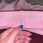 Vanilla Star Jeans Vanilla Star pink distressed lace detail jean shorts Photo 5