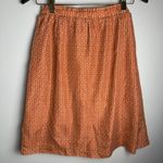 Sundance  Floral Skirt 100% Silk Tie Front Burnt Orange Sz S Hippie Boho Cottage Photo 4