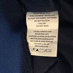 Bebe Sport Women's Navy Blue Velour‎ Rhinestone Hoodie Thumb Hole Size M Size M Photo 4