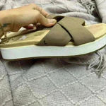 Koolaburra sandals shoes for women size 7 Tan Photo 7