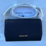 Michael Kors  Black Crossbody Convertible Clutch Bag Photo 6