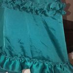 Emerald Green Silky Dress Photo 1